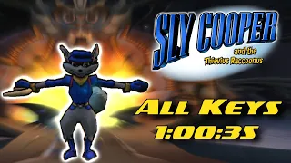 Sly 1 All Keys Speedrun (1:00:35) (Former WR)