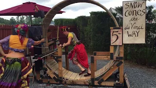 Washer Well Wench running in The Da Vinci Snow Cone Machine