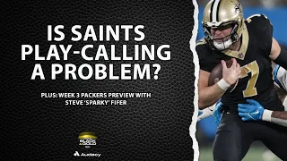 Pete Carmichael isn't what's wrong with Saints offense; Week 3 Packers preview | Inside Black & Gold