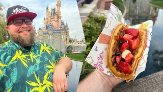 Disney’s Magic Kingdom 2023 | Nutella Fruit Waffle & Enchanted Tales with Belle | Walt Disney World