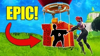 Hiding INSIDE The Supply Drop! [Fortnite]