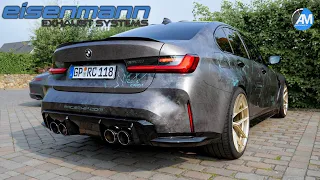 2022 BMW M3 Competition | Eisenmann exhaust💥| pure SOUND |  Automann in 4K