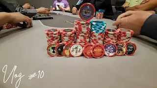 I Stacked Ten People!!! Biggest Win Of The Vlog! | $100 - $100,000 BRC Poker Vlog #10