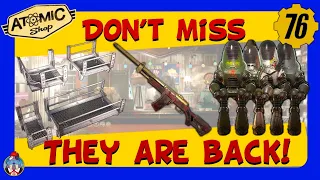 It's back in stock! Most wanted Atomic Shop Items in Fallout 76 week of 5-7-24