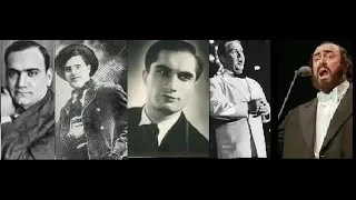 Questa o quella (Rigoletto - Verdi) : Caruso, McCormack, Schmidt, Bjorling, Pavarotti.