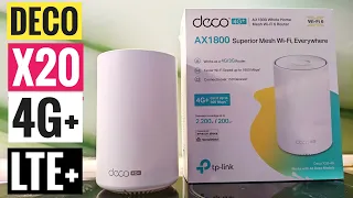 TP Link ✅ DECO X20 4G 💥👍 4G+ Router (LTE+ Router)