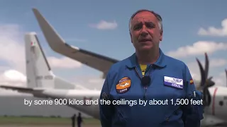 Airbus flight engineer talks about Winglets on the  C295W