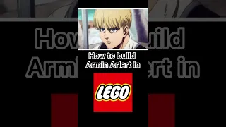 How to build Armin Arlert from #attackontitan in #lego ! #anime #armin #aot #otaku