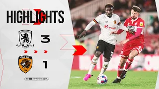 Middlesbrough 3-1 Hull City | Highlights | Sky Bet Championship