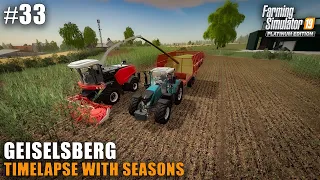 Geiselsberg Timelapse #33 Chopping Corn For Silage, Farming Simulator 19 Seasons