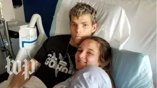 Terminally ill teenager marries childhood sweetheart