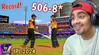 RECORD! SRH *506-8* Vs RR WCC3 IPL 2024