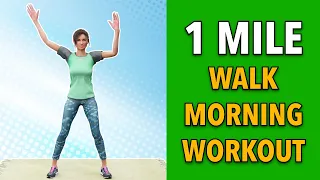 1 Mile Morning Walk - Daily Workout At Home