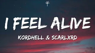 Kordhell & Scarlxrd - I FEEL ALIVE (Lyrics)