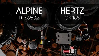 ALPINE R-S65C.2 & HERTZ CK 165