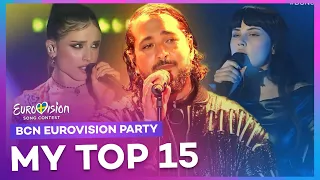 🇪🇸 Eurovison 2024: Barcelona Eurovision Party | My Top 15 (ESC 2024 Pre Parties)