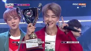 161019 BTS '피 땀 눈물(Blood Sweat & Tears)' 1st Win @Show Champion