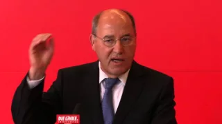 Gregor Gysi, DIE LINKE: »Wenn wir Fluchtursachen nicht angehen, verschärfen sie sich täglich«