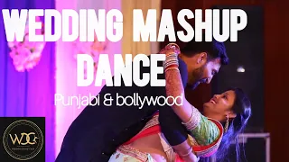 Most Romantic Couple Sangeet Dance | Punjabi Mashup | Bride & Groom Performance | #sangeetnight