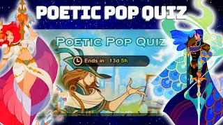 Poetic Pop Quiz Answers Day 1 - 2 [AFK ARENA]