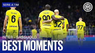 INTER 4-2 SASSUOLO | BEST MOMENTS | PITCHSIDE HIGHLIGHTS 👀⚫🔵