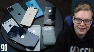 Ranking Every Smartphone I've Used! - 91Tech