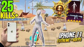 IPHONE 11 PUBG MOBILE LIVIK GAMEPLAY 2024 | IPHONE 11 PUBG FPS TEST | IPHONE 11 BGMI TEST IN 2024