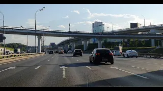 Moscow highways timelapse: North-Eastern pass - Moscow ring road