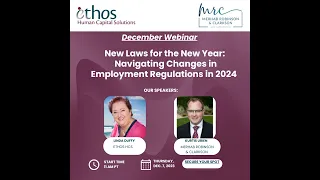 New Laws for the New Year 2024. Navigating Changes in Employment Regulations.