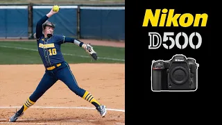 College Softball Photography • Nikon D500