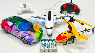 Radio Control Airbus A380 and Radio Control Helicopter | 3D Lights Rc Car | Remote Car | Airbus A380