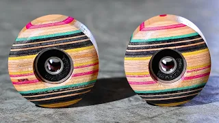 WHEELS MADE FROM RECYCLED SKATEBOARDS?!
