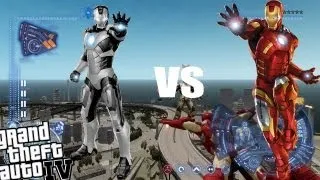 GTA IV Iron Man Mod - Iron Man vs Iron Man!