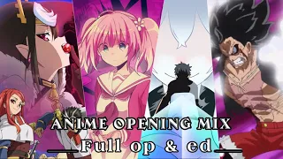 Best Anime Openings  &  Endings Compilation [ FULL SONGS ] #2