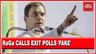 Rahul Gandhi Calls Exit Poll Results 'Fake', Asks Party Workers To Be Alert For The Next 24 Hours