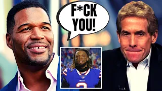 Michael Strahan SLAMS Skip Bayless Live On FOX Over Damar Hamlin Tweet | This Is RIDICULOUS