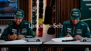 Lance vs. Seb | Aston Martin x 007 Lego DB5 Challenge