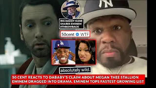 Eminem DRAGGED into DaBaby & Meg Drama, 50 Cent, “absolutely WILD” Eminem Ranks No. 1 Spotify Report