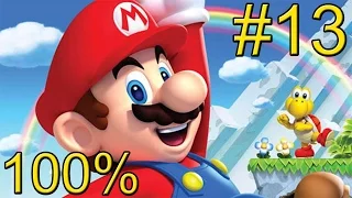 New Super Mario Bros U {Wii U} прохождение часть 13 — Одуванчиковые Облака #1 на 100%