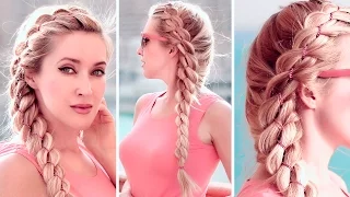 4-strand chain braid hairstyle for party/everyday ★ Medium long hair tutorial