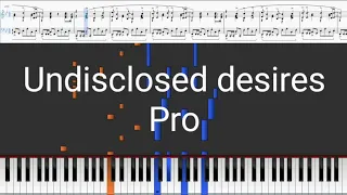 Muse - Undisclosed desires - Pro Piano Tutorial