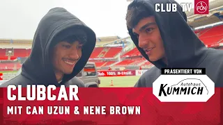 Can Uzun 🆚 Nenè Brown😮‍💨😂 (ft. Jens Castrop)| ClubCar by Autohaus Kummich | 1. FC Nürnberg