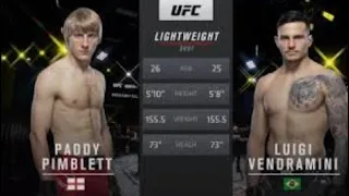 UFC Vegas 36 - Paddy Pimblett vs Luigi Vendramini - Highlights