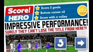 Score Hero Level 132 (3 Stars) Walkthrough - Chelsea FC vs Swansea