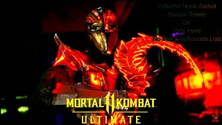 Mortal Kombat 11 Ultimate - Zaterran Noob Saibot  Klassic Tower On Very Hard No Matches/Rounds Lost