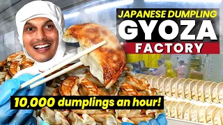 Inside a Japanese GYOZA DUMPLING Factory ★ ONLY in JAPAN
