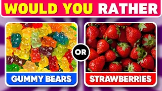 Would You Rather...? JUNK FOOD vs HEALTHY FOOD 🍔🥗