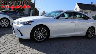 #20902, 2019 Lexus ES350, Eminent White Metallic, Select Auto Imports in Alexandria, VA