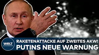 UKRAINE-KRIEG: Putins neue Warnung! Raketenattacke auf Atomkraftwerk Piwdennoukrainsk im Süden