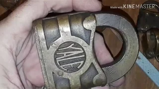 (853) Antique Yale Lever Lock Bolt Location